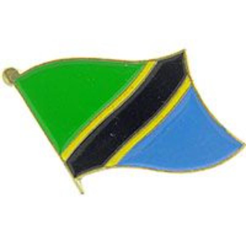 P09664 Flag Pin - Zania - 1.625 in.