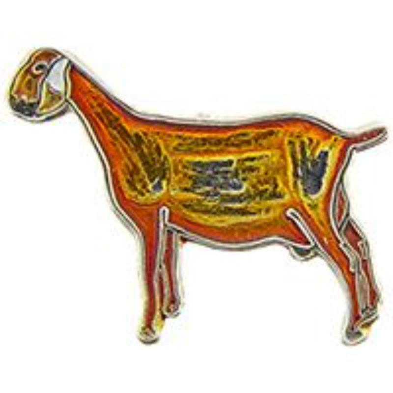 P00262 Pin - Goat, Nubian - 1 in.