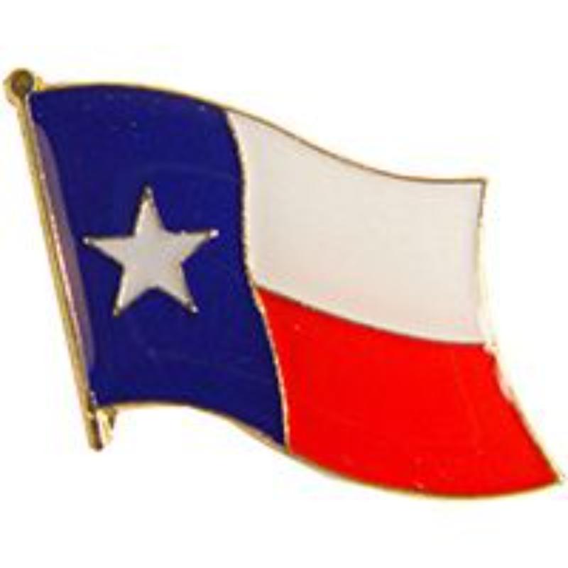 P09944 Flag Pin - Texas - 1.625 in.
