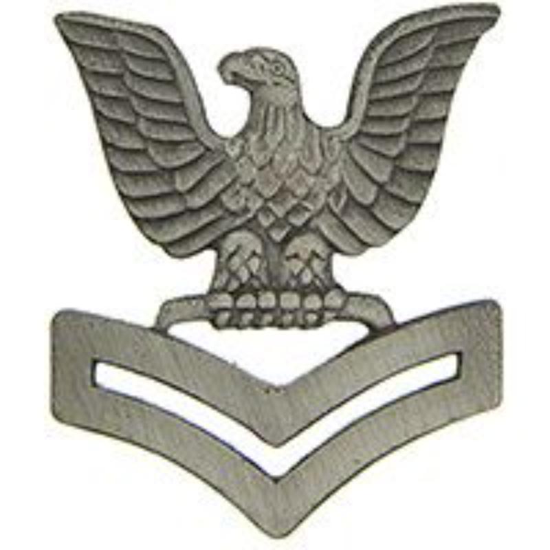 USN Petty Officer 2nd Class Pin - Gold - 0.88 x 1 in. - Durable Design