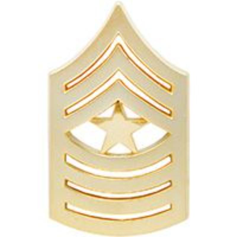 P10230 Rank - USMC, E9, Sergeant Major - Gold - 0.88 in. Wide