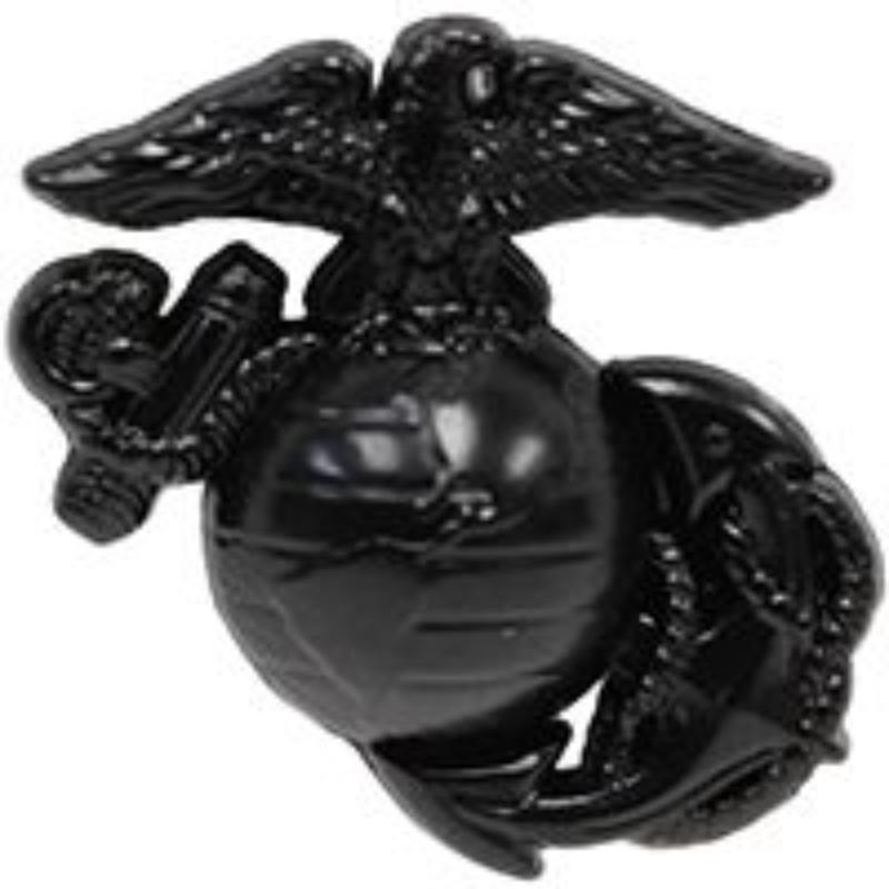 USMC Emblem Pin - Subdued Right Collar - 1 in. - Durable Military Design