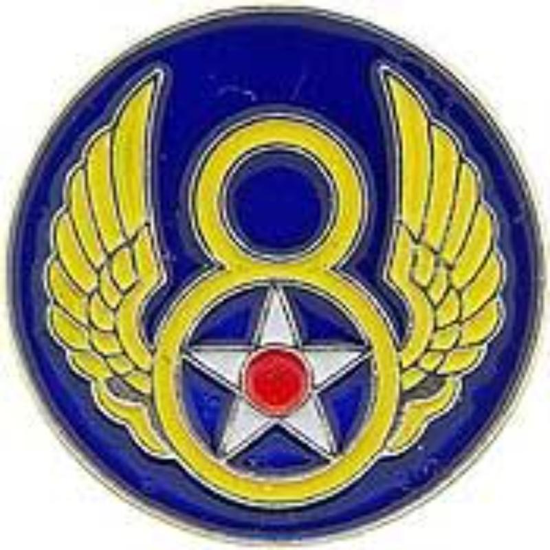 P14693 Mini Pin - USAF, 8th - 0.75 in.