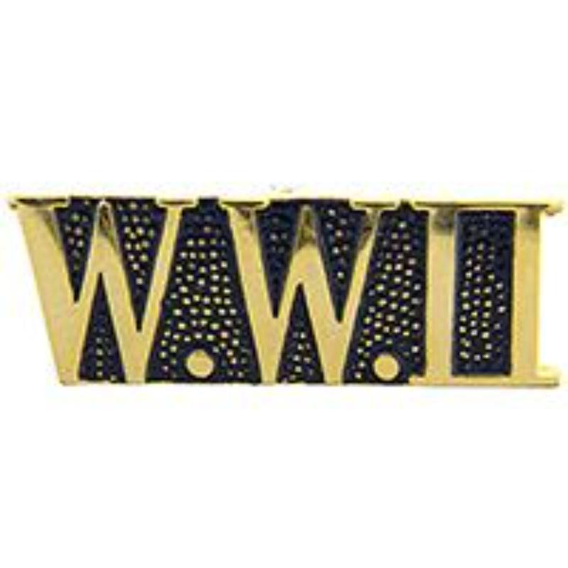 P14704 Pin - World War II, Script - 1.181 in.