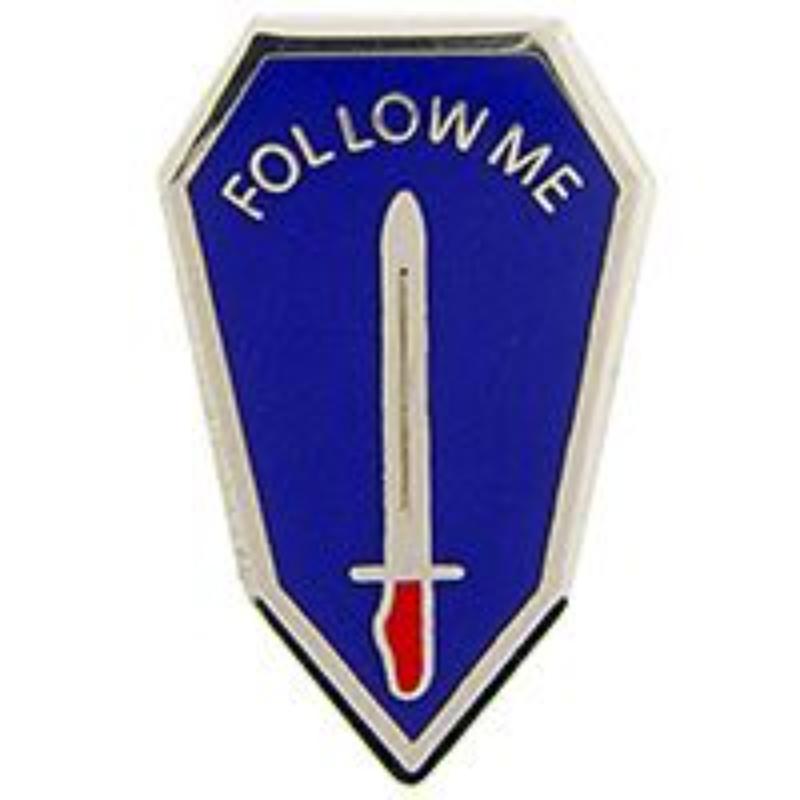 P14872 Pin - Army, Infantry, School - 1 in.