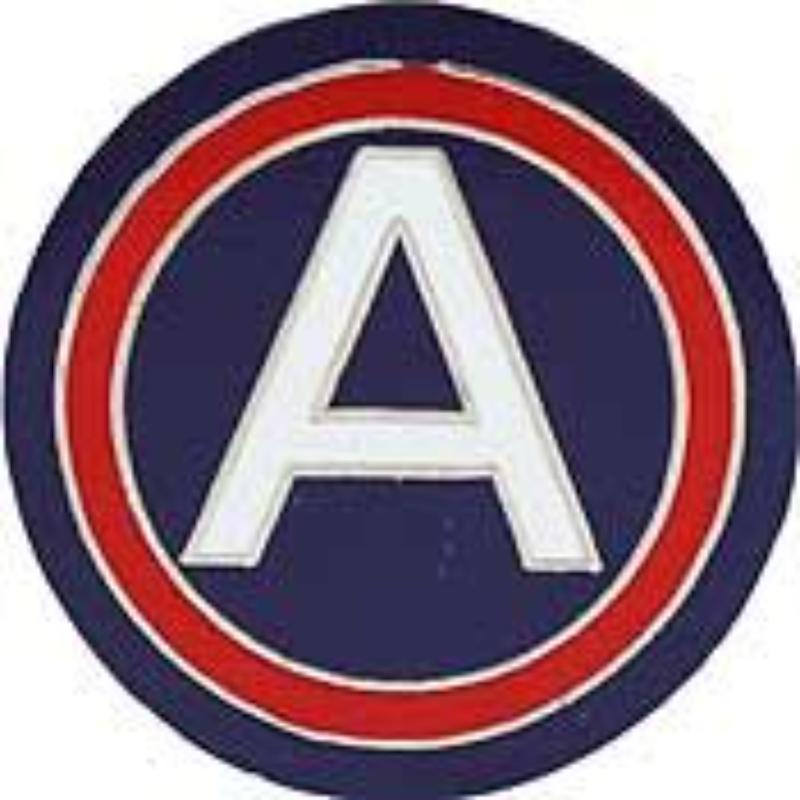 P14889 Pin - Army, 3rd - 0.94 in.