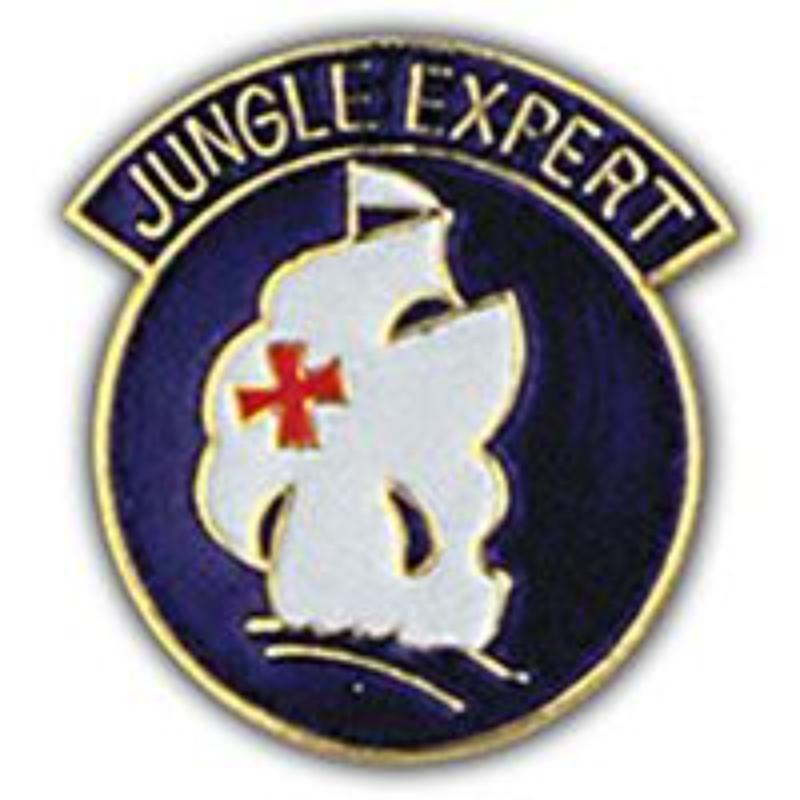 P14943 Pin - Army, Jungle Expert - 1 in.
