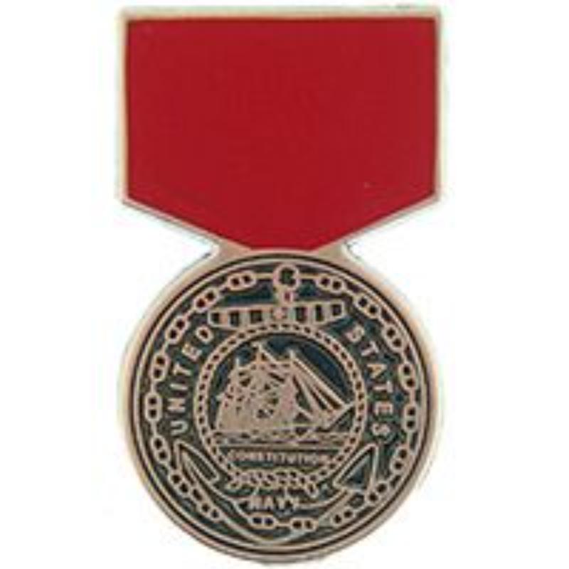 P15047 Pin - Medal, USN Good Condition - 1.181 in.