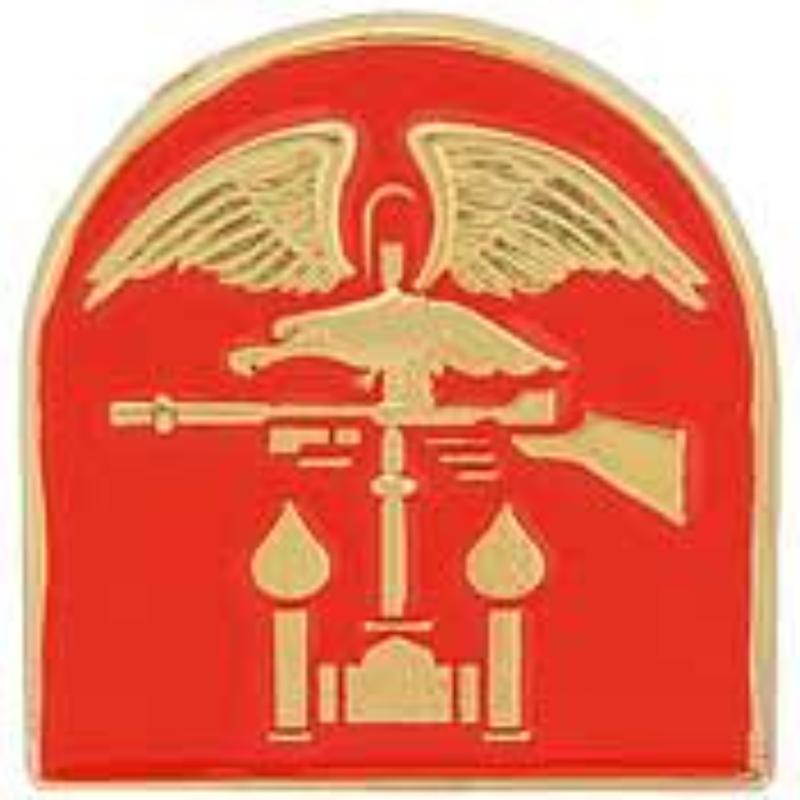 P15076 Pin - USN, Amphibious - 1 in.