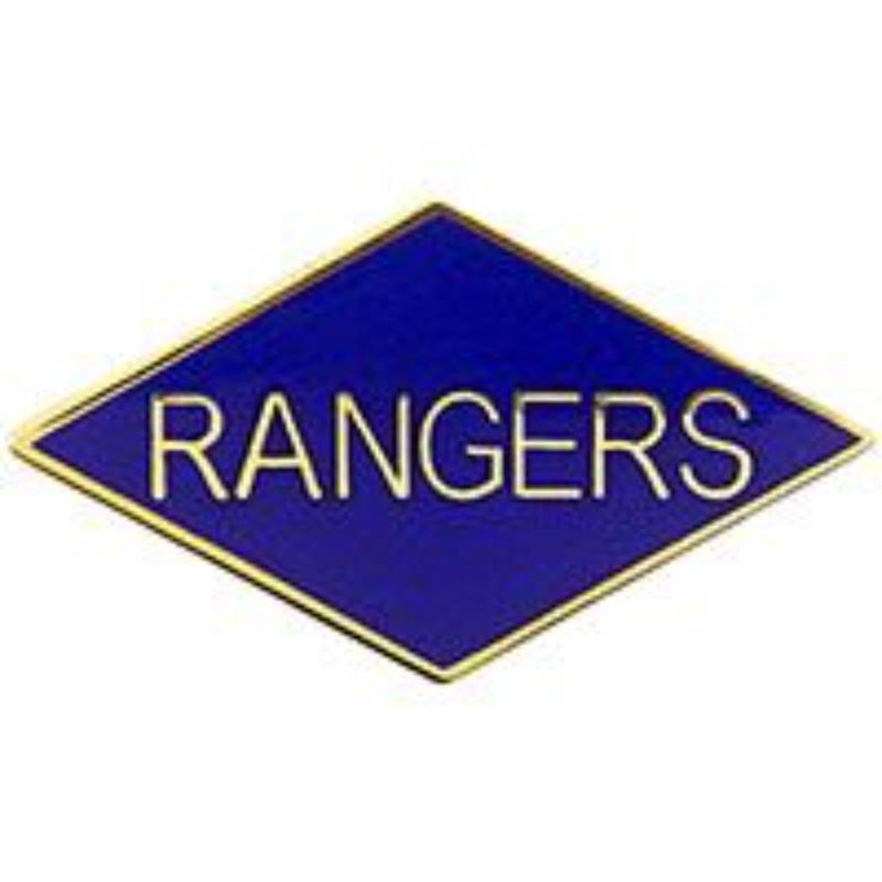 P15129 Pin - Army, Ranger, Tab - Diamond - 1 in.