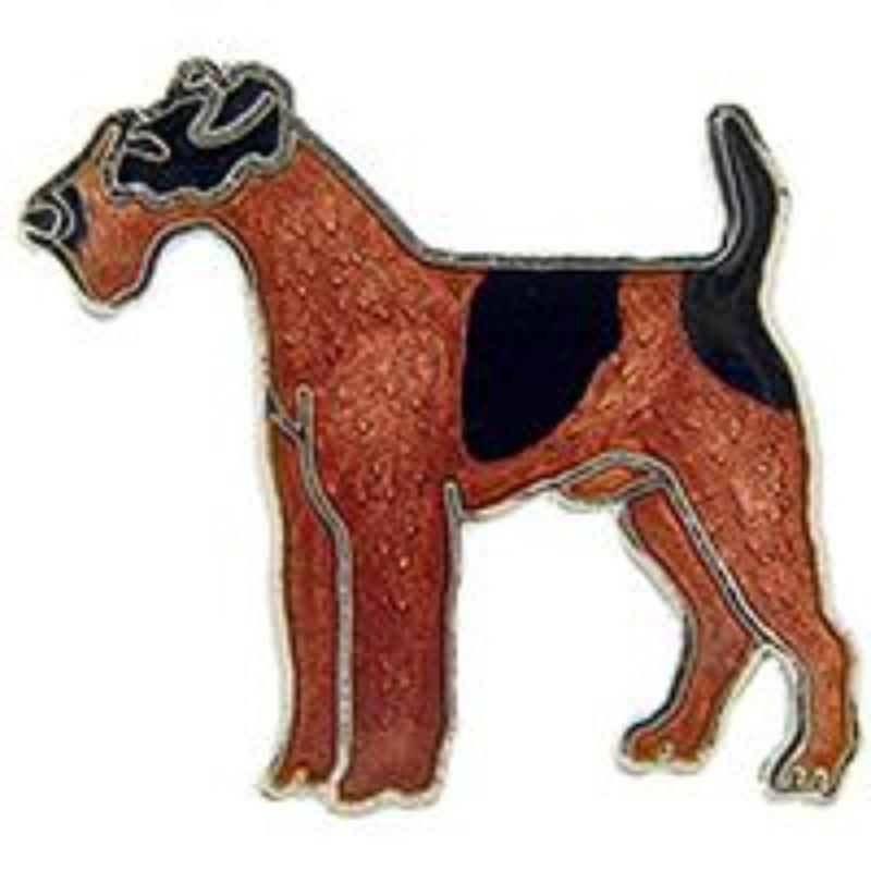 P00348 Pin - Dog, Lakeland Terrier - 1 in.