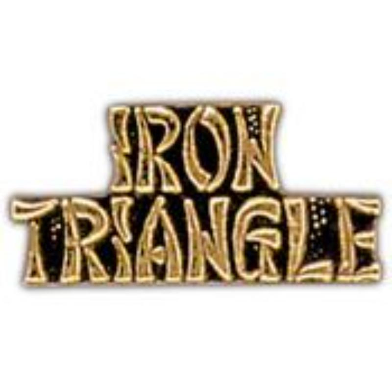 P15226 Pin - Vietnam, Script Iron Triangle - 1 in.