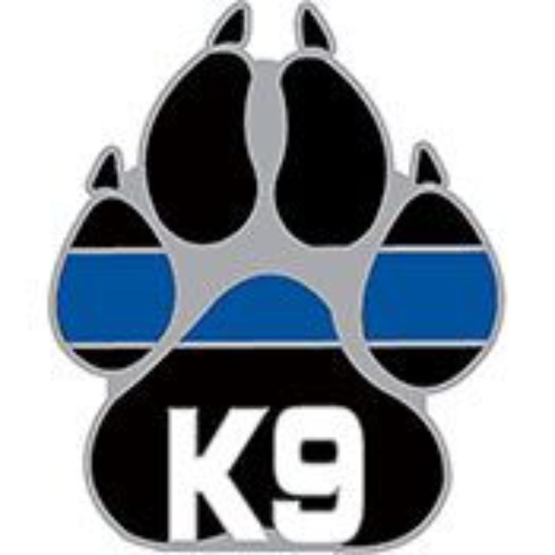 P15109 Pin - K-9 Corps Blue Line - 1.625 in.