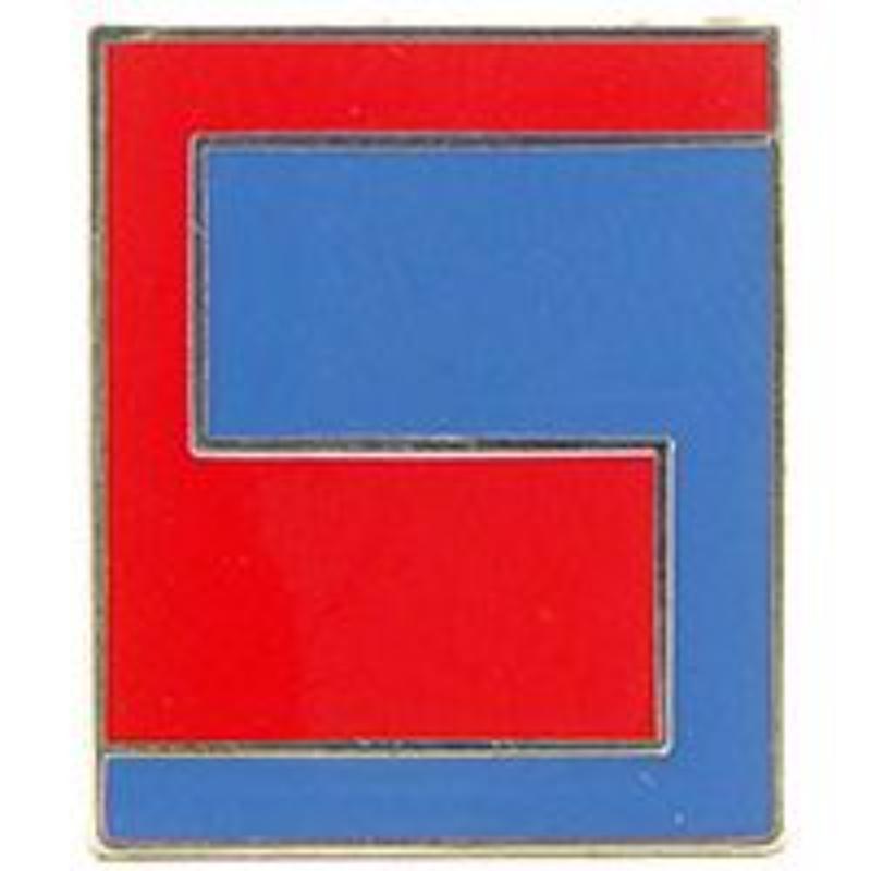 P15395 Pin - Army, 69th Infantry Division - 1 in.