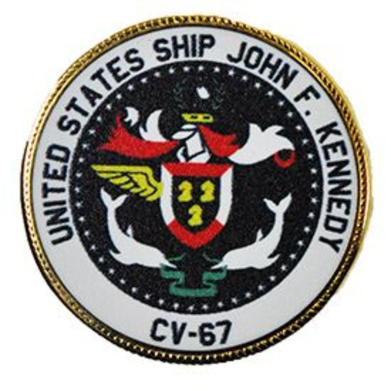 P15418 Pin - USS, Kennedy - 1 in.