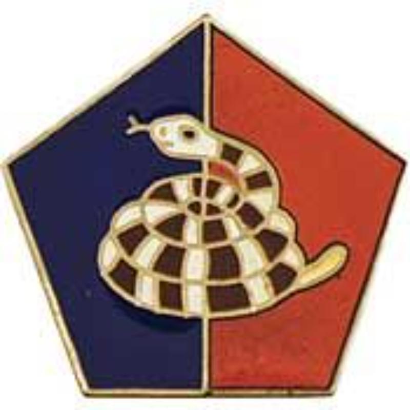P15474 Pin - Army, 51st Command Headquarters - 1 in.