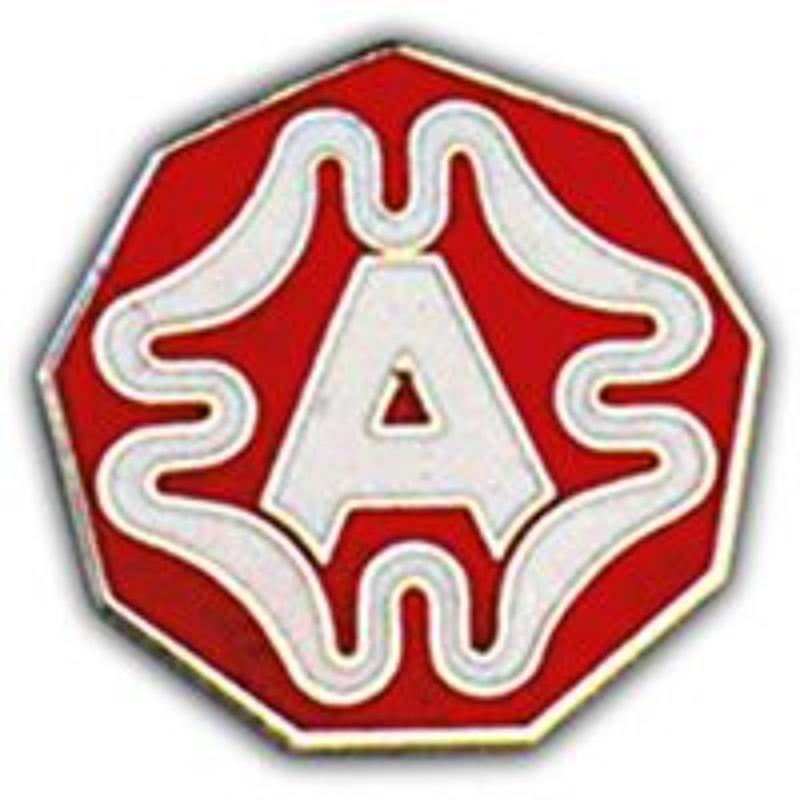 P15642 Pin - Army, 9th Army - 1 in.