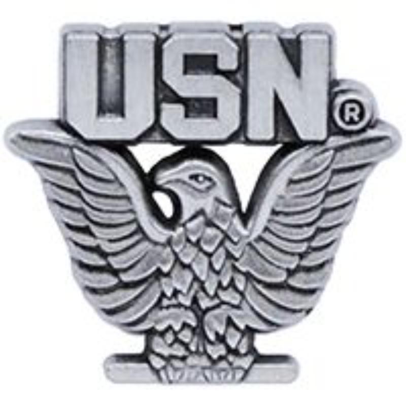 P15743 Mini Pin - USN, Enlisted, Pewter - 0.81 in.