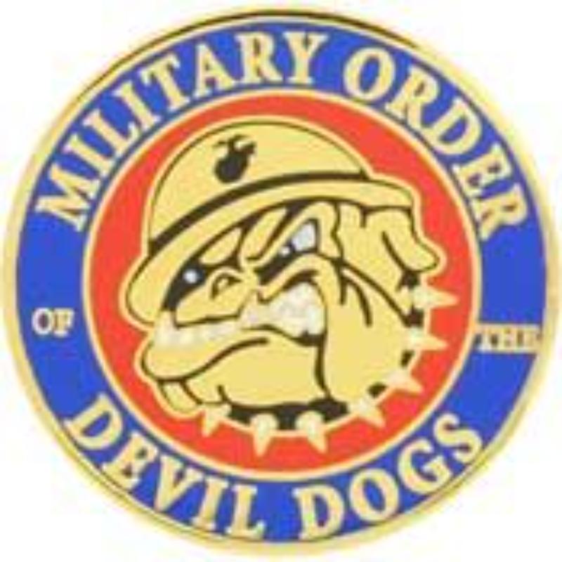 P15760 Pin - USMC, Devil Dogs - 1 in.