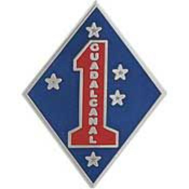 P15815 Pin - USMC, 1st Division - 0.88 in.