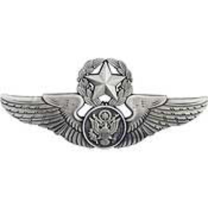 USAF Aircrew Master Wing Pin - Silver - 2.75 in. - Durable Design