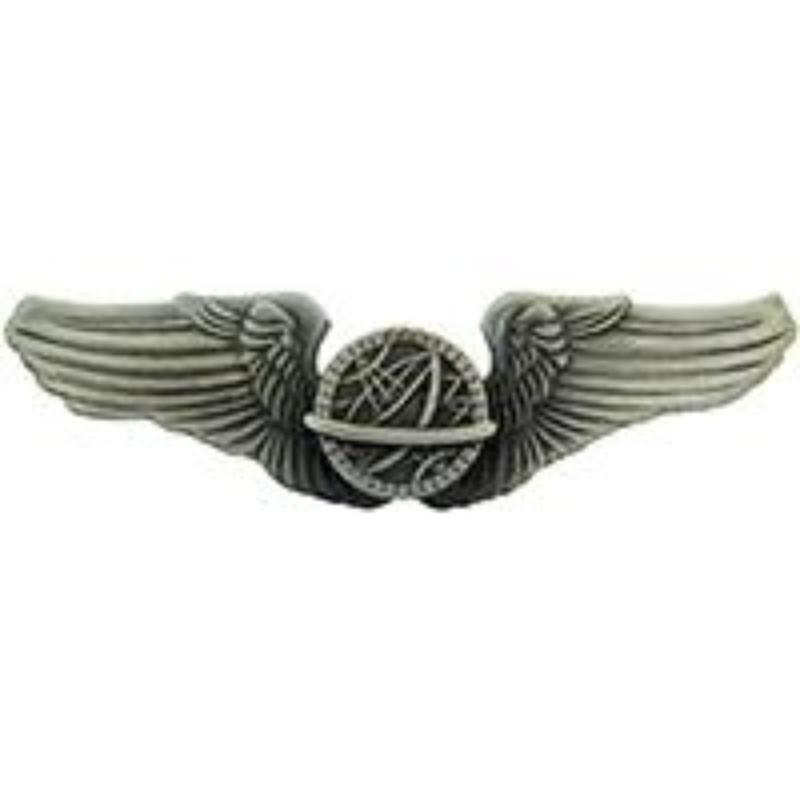 WWII Navigator & Engine Wing Pin - Gold - 2.75 in. - Durable Design