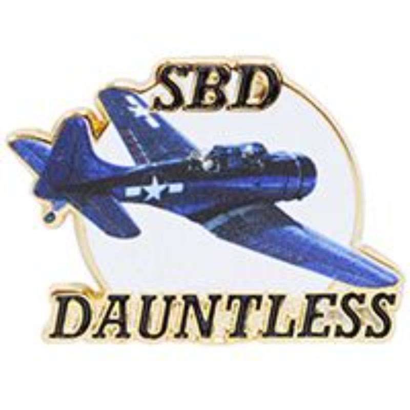 P18064 Pin - APL, SBD Dauntless, Blue - 1.38 in.