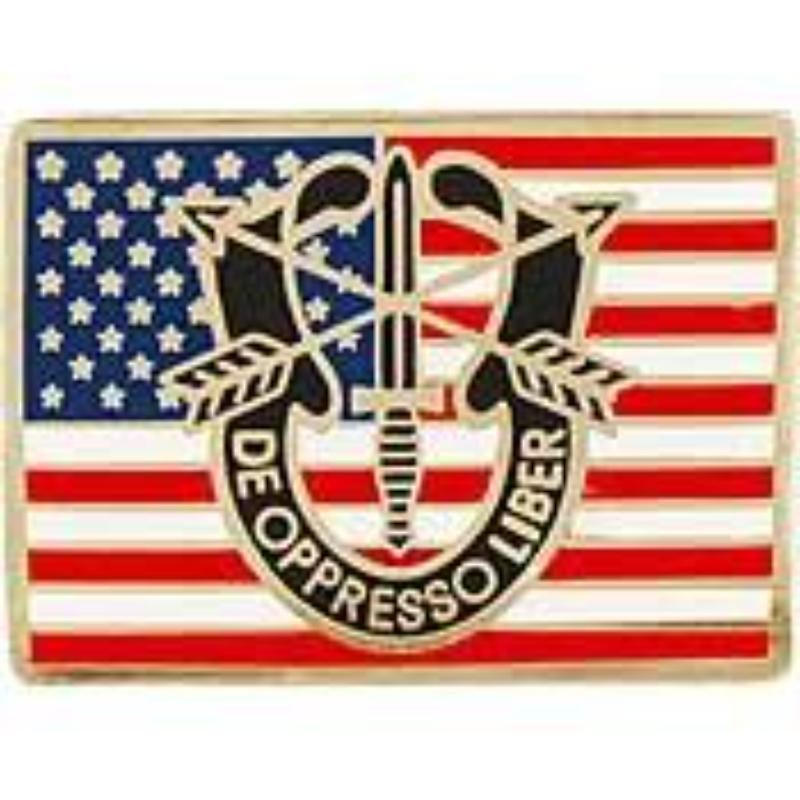 P00563 Pin - Special De Oppresso, USA - 1.125 in.
