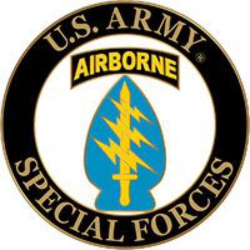 P62276 Pin - Special Forces, Airborne - 1 in.