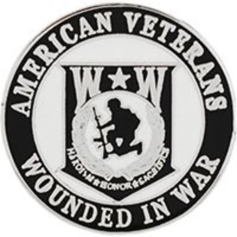 P62571 Pin - Wounded Warrior, Veterans - 1.625 in.