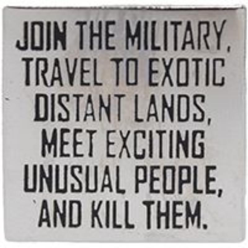 P62587 Pin - Join The Military - 1.125 in.