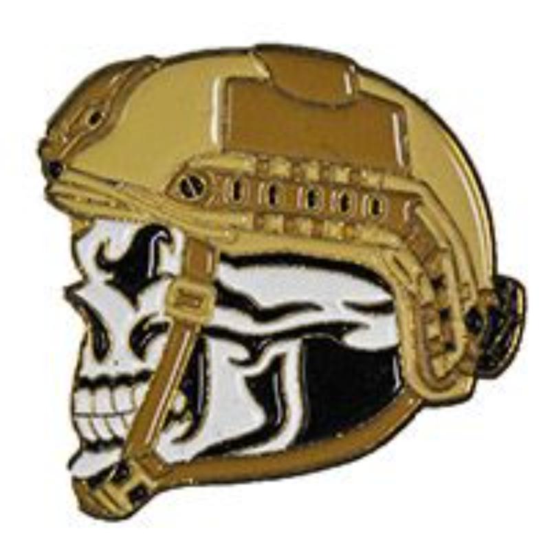 P62771 Pin - Skull & Helmet - 1.125 in.