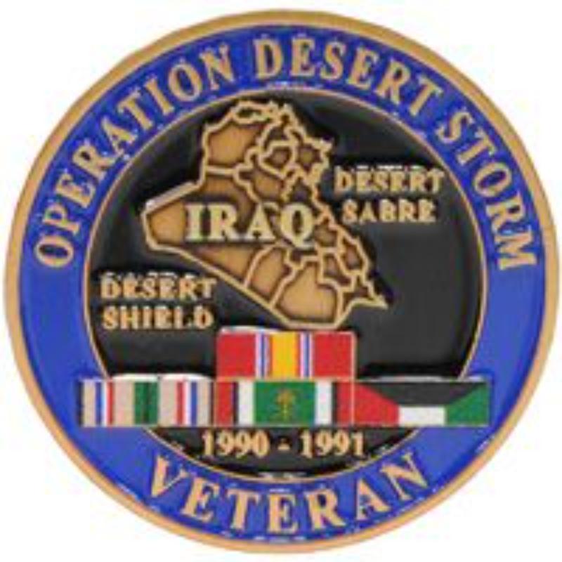 P62957 Pin - Desert Storm Veteran - 1.125 in.