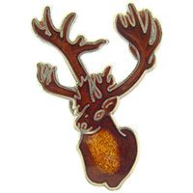 P00620 Pin - Caribou Head - 1 in.
