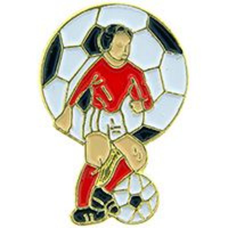P63555 Pin - Soccer, Player - 1 in.