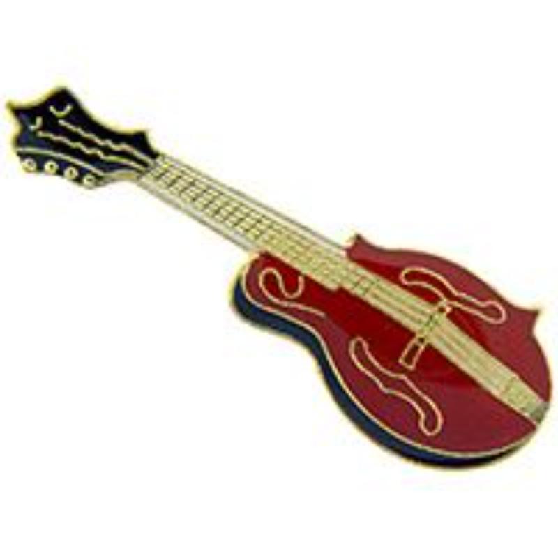 P64103 Pin - Guitar, Hollow Body - 1.5 in.