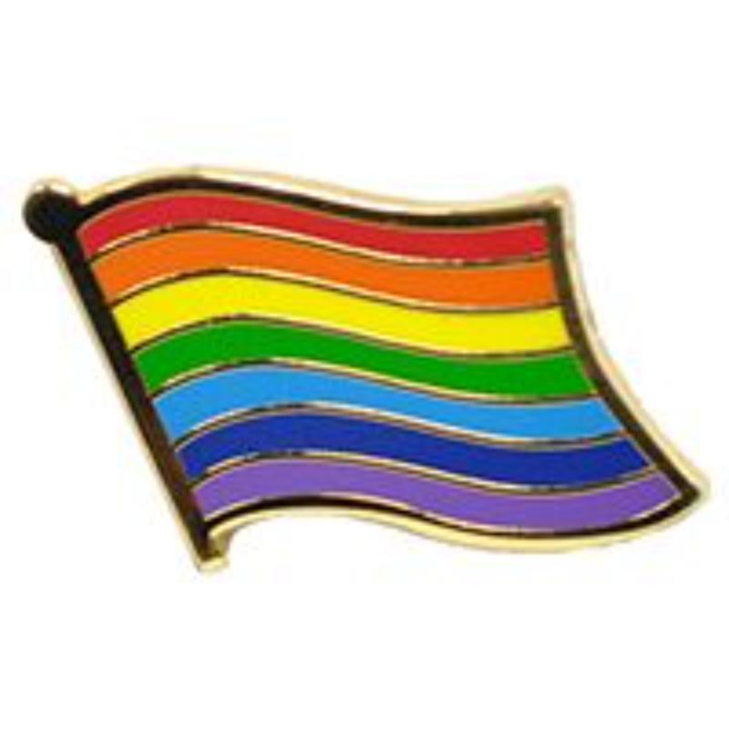 P66024 Pin - Flag, Rainbow - 1 in.