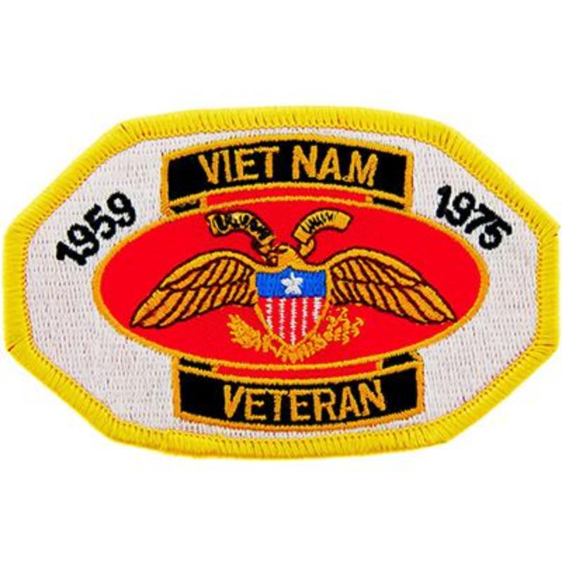 Picture of Eagle Emblems PM0021 Patch - Vietnam&#44; Veteran - 1959-75 - 3.5 in.
