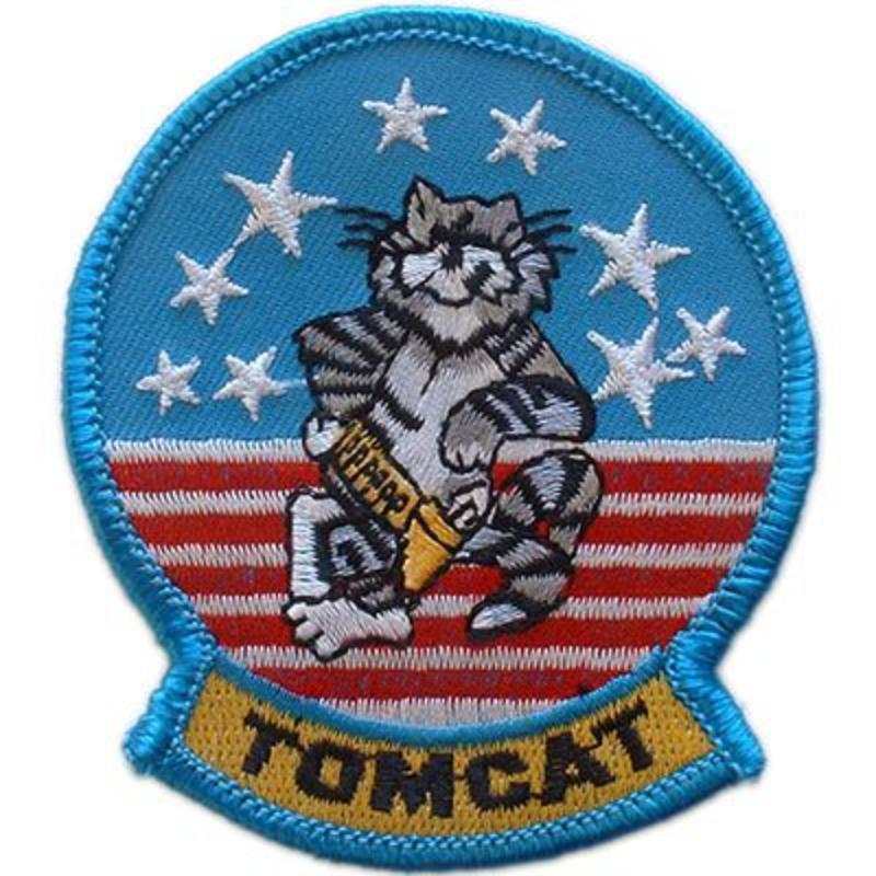 Picture of Eagle Emblems PM0026 Patch - USN&#44; Tomcat - 3.5 in.