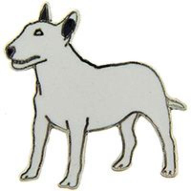 P00656 Pin - Dog, Bull Terrier - 1 in.