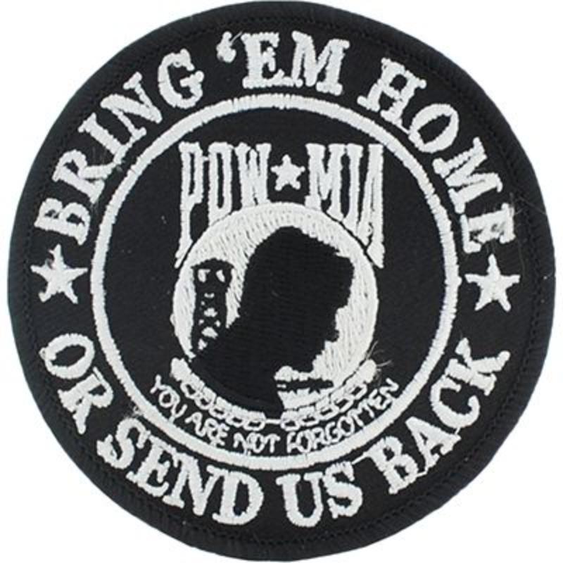 PM0268 Patch - Pow Mia, Round - 3.63 in.