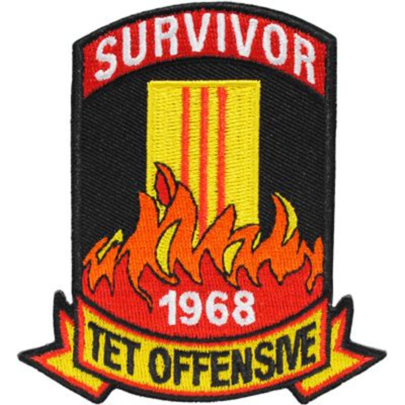 PM0391 Patch - Vietnam, Tet Offensive Survivor - 3.5 in.