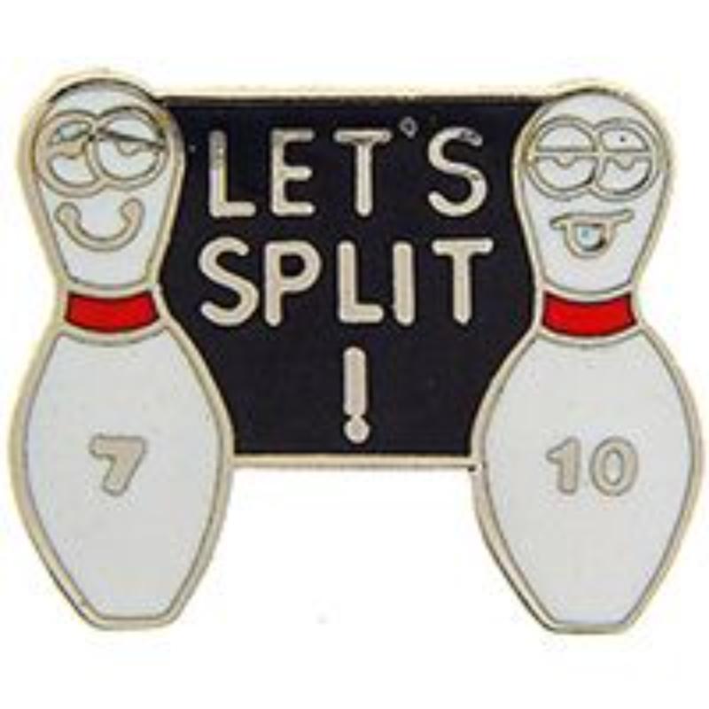 P00710 Pin - Bowling, Lets Spilt - 1 in.