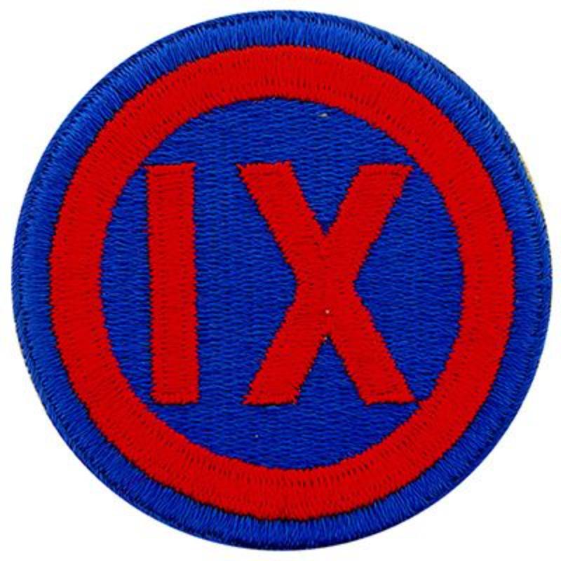 PM0515 Patch - Army, 9th Corps - 3 in.