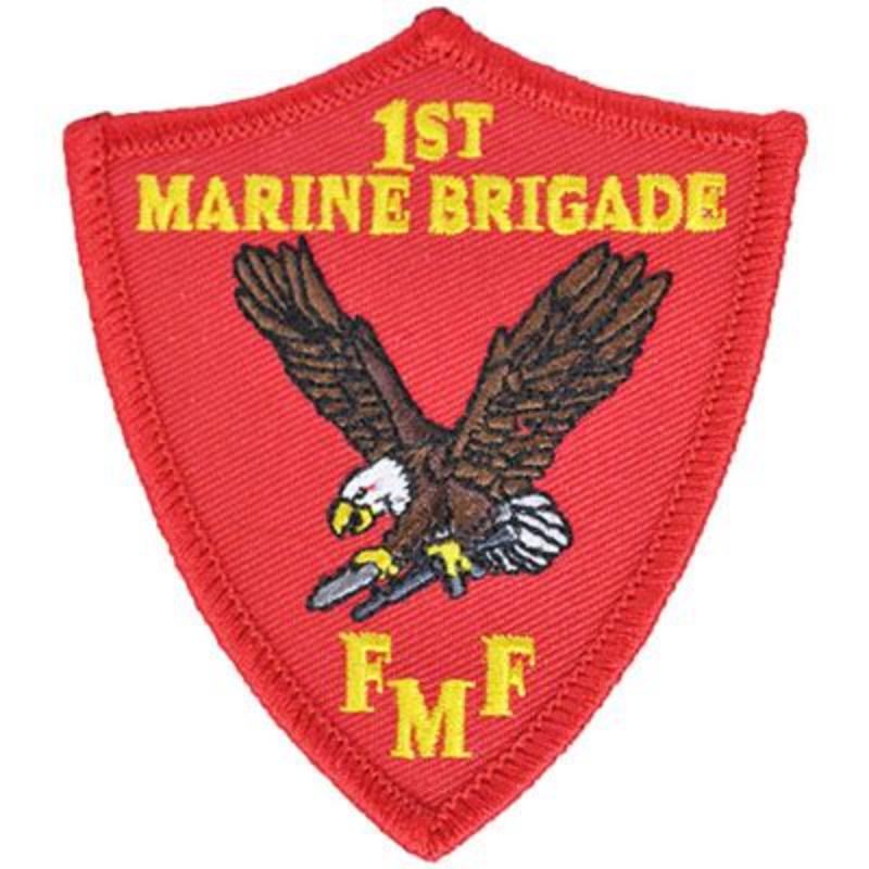 PM0566 Patch - USMC, 1st Marine Brigade - 3 in.