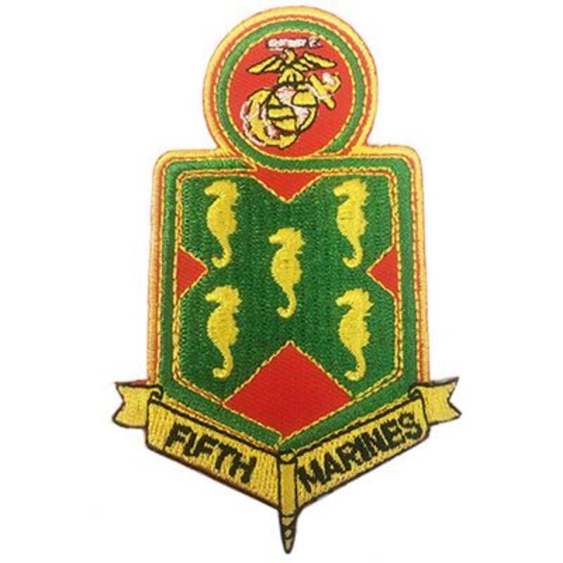 PM0572 Patch - USMC, 5th Marine Regiment - 3.75 in.