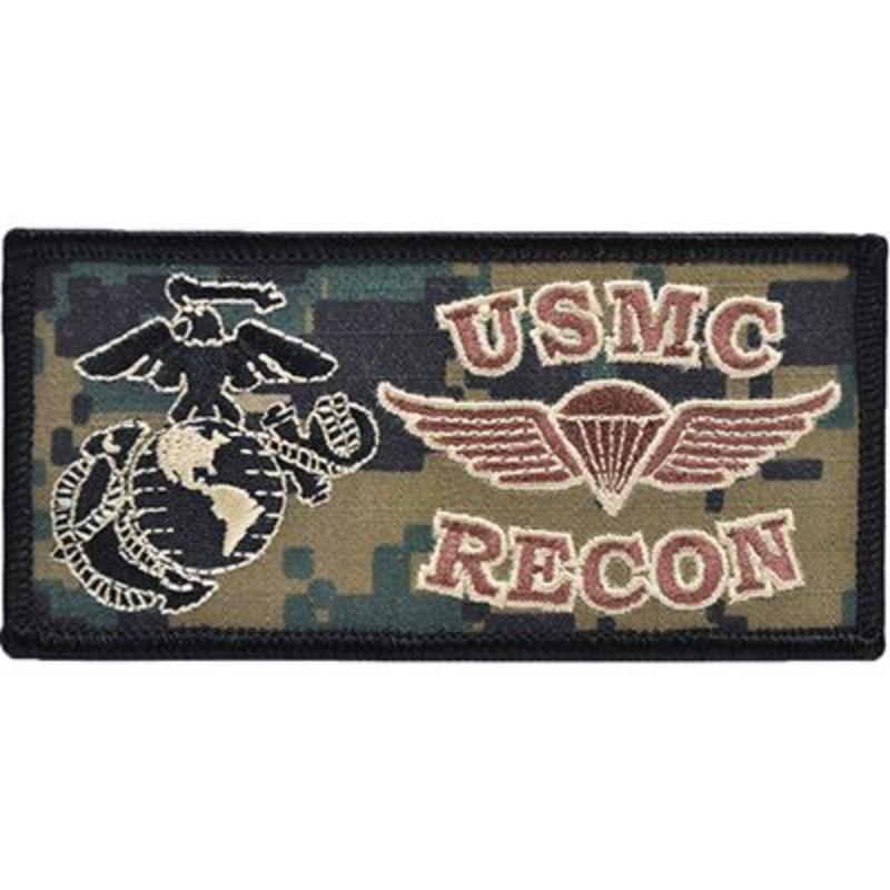 PM0609 Patch - USMC, Recon - Camo - 4.25 in.