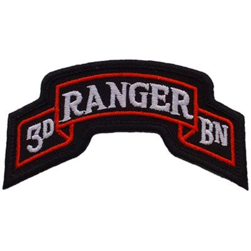 PM0638 Patch - Army, Tab, Ranger.3rd - 3.63 x 1.62 in.