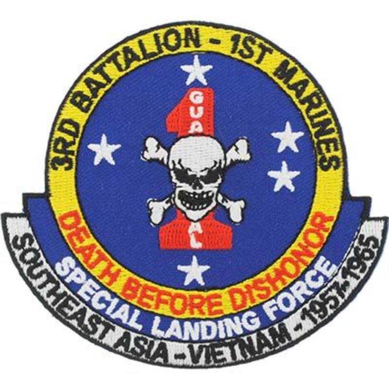 PM0648 Patch - USMC, 3rd BN 1st - 3.25 in.