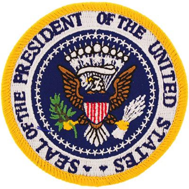 PM0721 Patch - USA, Seal, President - 3.63 in.